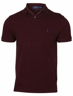 Mens Short Sleeve Custom Slim Fit Polo T- Shirt