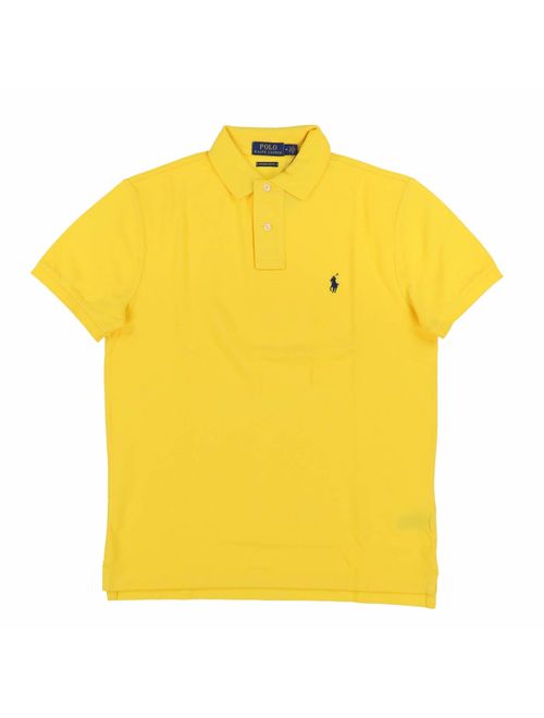 Polo Ralph Lauren Mens Short Sleeve Custom Slim Fit Polo T- Shirt