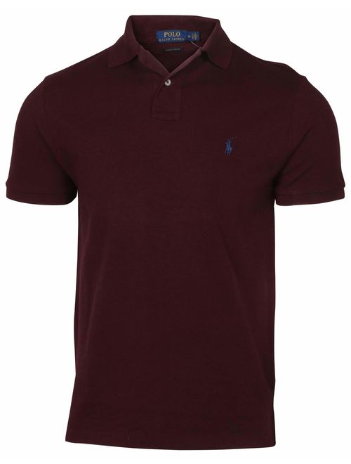 Polo Ralph Lauren Mens Short Sleeve Custom Slim Fit Polo T- Shirt