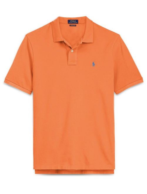 Polo Ralph Lauren Mens Short Sleeve Custom Slim Fit Polo T- Shirt