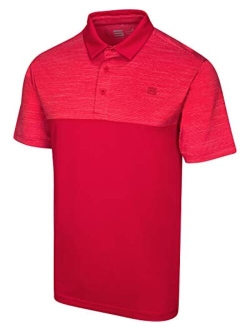 Dri-Fit Golf Shirts for Men - Moisture Wicking Short-Sleeve Polo Shirt