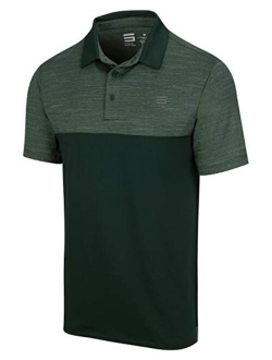 Dri-Fit Golf Shirts for Men - Moisture Wicking Short-Sleeve Polo Shirt