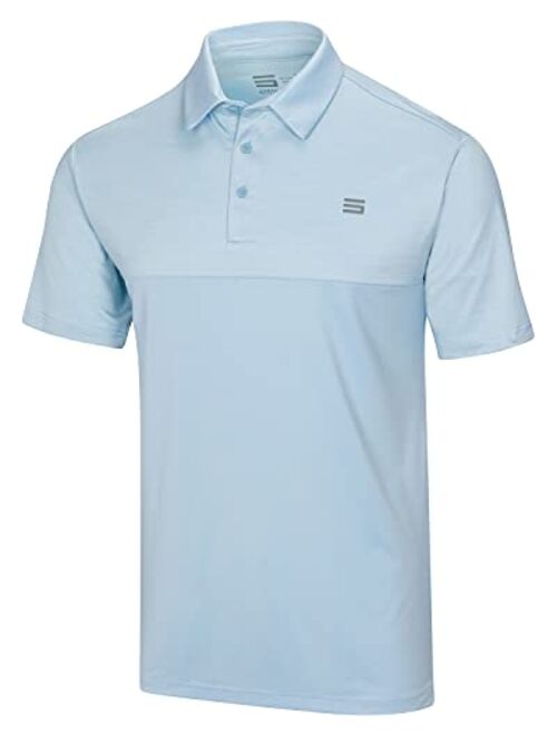 Three Sixty Six Dri-Fit Golf Shirts for Men - Moisture Wicking Short-Sleeve Polo Shirt