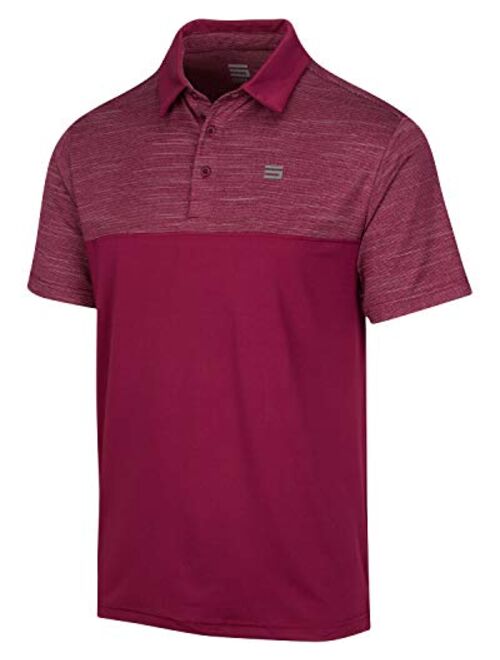 Three Sixty Six Dri-Fit Golf Shirts for Men - Moisture Wicking Short-Sleeve Polo Shirt