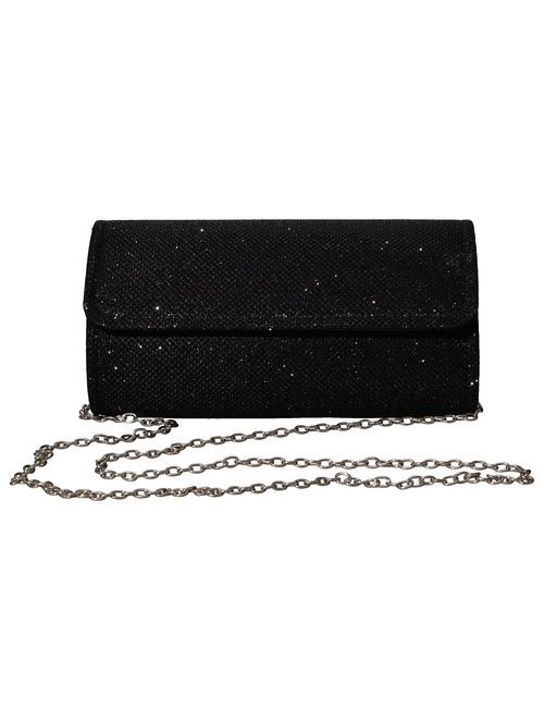 Outrip Women's Evening Bag Clutch Purse Glitter Party Wedding Handbag with Chain