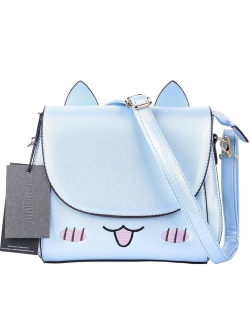 Women's Summer Fashion Top Handle Cute Cat Cross Body Shoulder Bag