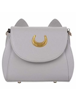 Women's Summer Fashion Top Handle Cute Cat Cross Body Shoulder Bag