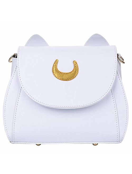 QZUnique Women's Summer Fashion Top Handle Cute Cat Cross Body Shoulder Bag