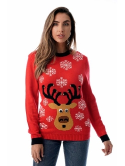 #followme Womens Ugly Christmas Sweater - Sweaters for Women