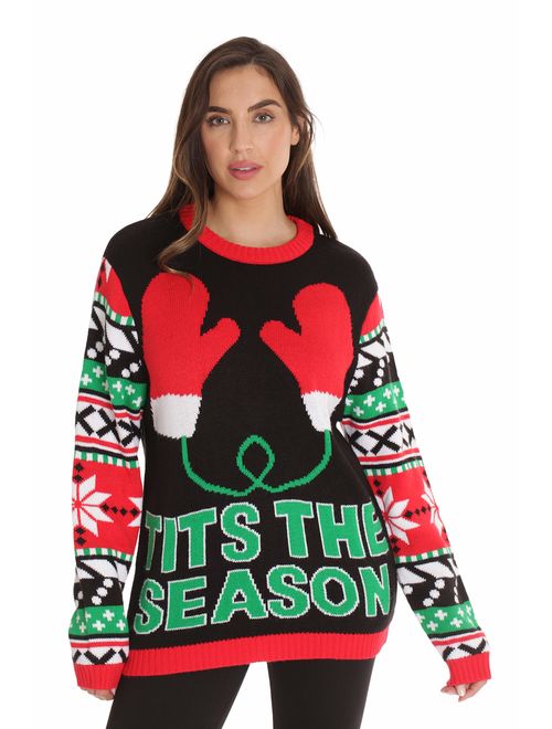 #followme Womens Ugly Christmas Sweater - Sweaters for Women