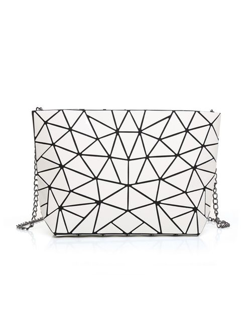 Orita Women Holographic Laser Envelope Clutch Handbag Shoulder Bag Purse