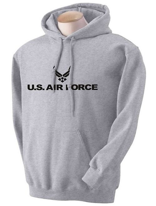 Air Force Hooded Sweatshirt in Gray