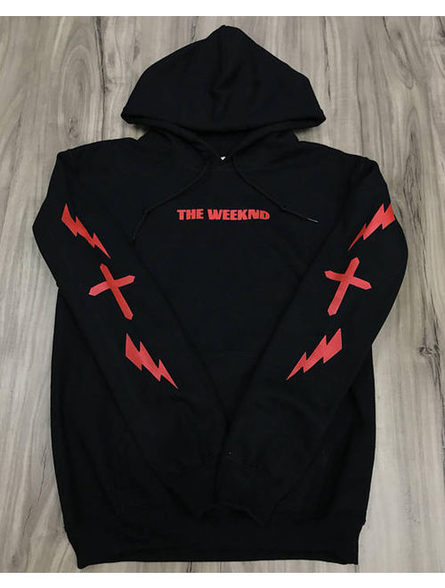 The Weeknd Cross Hooded (Infared Logo)