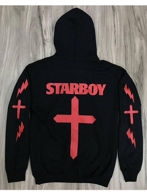 The Weeknd Cross Hooded (Infared Logo)