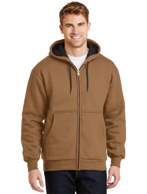 CornerStone - Heavyweight Full-Zip Hooded Sweatshirt with Thermal Lining