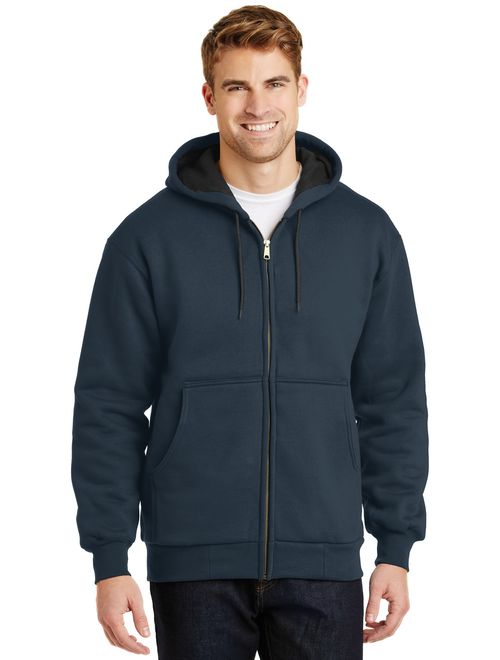 CornerStone - Heavyweight Full-Zip Hooded Sweatshirt with Thermal Lining