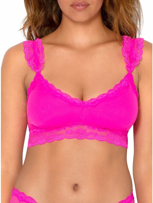 Smart & Sexy Mesh & Lace Trim Bralette