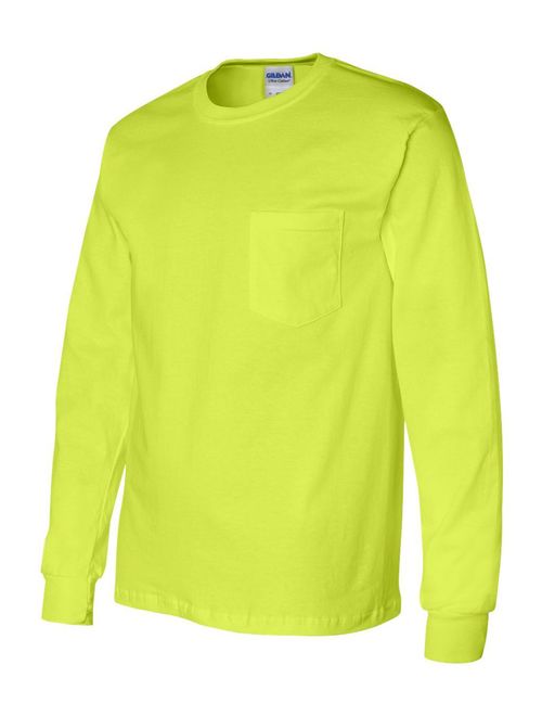 Gildan - Ultra Cotton Long Sleeve Pocket T-Shirt - 2410