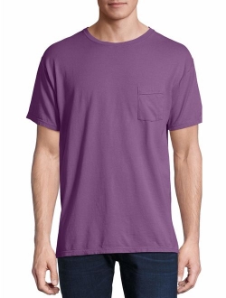 Men's and Big Men's ComfortWash Short Sleeve Pocket Tee, Up To Size 3XL