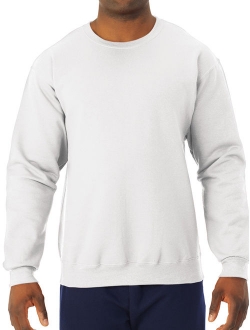 Jerzees Men's and Big Men's Fleece Crew Neck Sweatshirt, up to Size 3XL