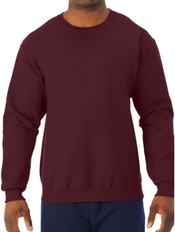 Jerzees Men's and Big Men's Fleece Crew Neck Sweatshirt, up to Size 3XL