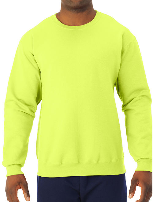 Jerzees Men's and Big Men's Fleece Crew Neck Sweatshirt, up to Size 3XL