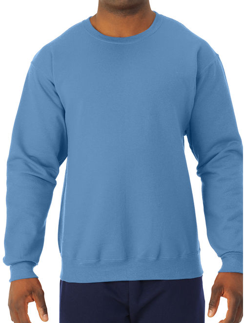 Jerzees Men's and Big Men's Fleece Crew Neck Sweatshirt, up to Size 3XL