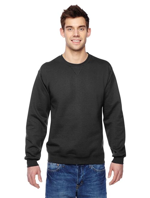 Branded Fruit of the Loom Adult 72 oz Sofspun Crewneck Sweatshirt - J NAVY - XL (Instant Saving 5% & more on min 2)