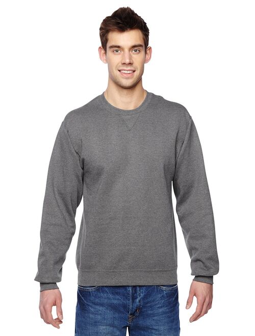 Branded Fruit of the Loom Adult 72 oz Sofspun Crewneck Sweatshirt - J NAVY - XL (Instant Saving 5% & more on min 2)