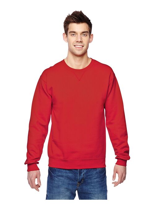 Branded Fruit of the Loom Adult 72 oz Sofspun Crewneck Sweatshirt - J NAVY - XL (Instant Saving 5% & more on min 2)