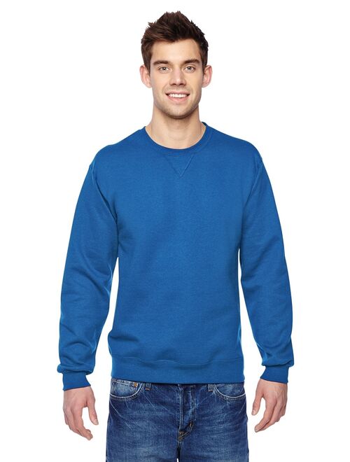 Branded Fruit of the Loom Adult 72 oz Sofspun Crewneck Sweatshirt - J NAVY - XL (Instant Saving 5% & more on min 2)