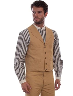 Rangewear Men's Rangewear Frontier Canvas Vest - Rw041nat