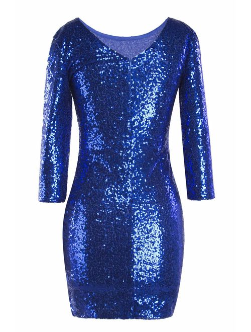 women's sequin cocktail dresses