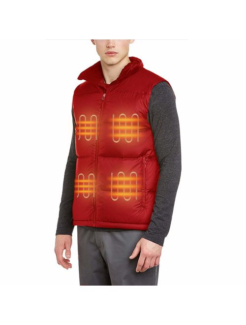 FERNIDA Electric Heated Vest Body Warmer Unisex Heating Vest Jacket Sport Outdoor Clothes(Battery Included)