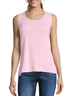 Women's Mini-Ribbed Cotton Tank Top