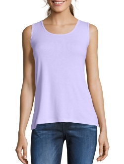 Women's Mini-Ribbed Cotton Tank Top