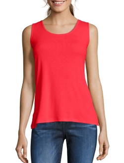 Women's Mini-Ribbed Cotton Tank Top