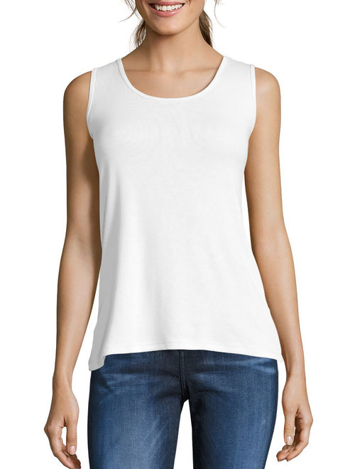 Hanes Women's Mini-Ribbed Cotton Tank Top