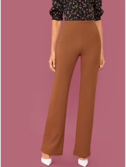 High Waist Flare Leg Pants