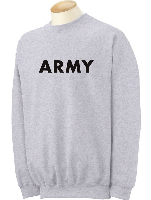 ARMY Crewneck Sweatshirt in Gray