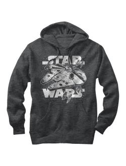 Star Wars Men's Millennium Falcon Initiate Hyperdrive Hoodie