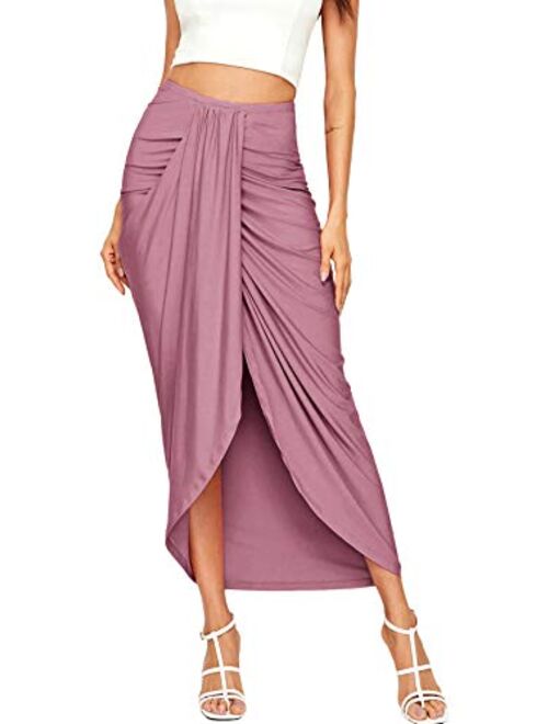 Shein High Waist Draped Skirt