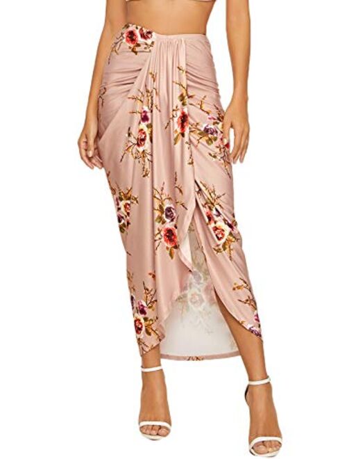 Shein High Waist Draped Skirt