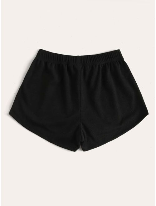 Shein Tie Front Bikini Shorts