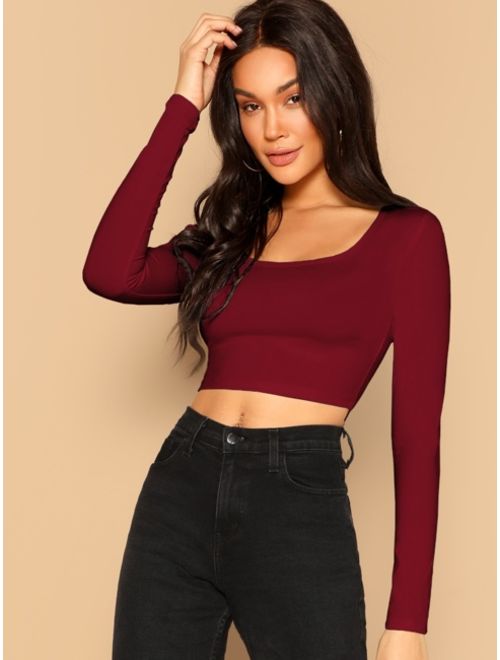 Shein Form Fitted Solid Top