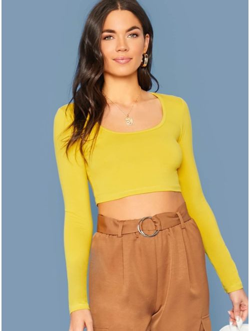 Shein Form Fitted Solid Top