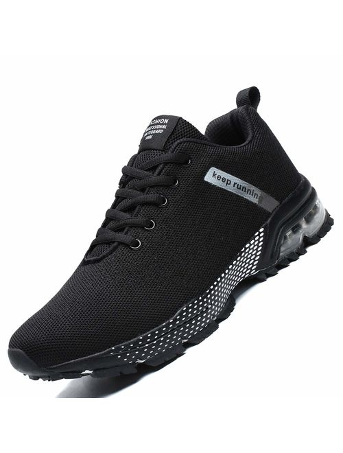 Zeoku Mens Running Shoes Fashion Breathable Air Cushion Sneakers Lightweight Tennis Sport Casual Walking Athletic for Men Outdoor Jogging Shoes