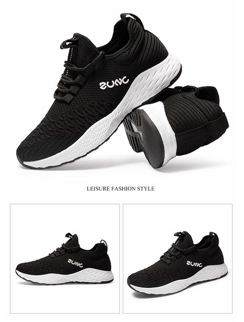 NOMSOCR Men's Casual Sneakers Mesh Breathable Running Shoes Athletic Walking Gym Shoes