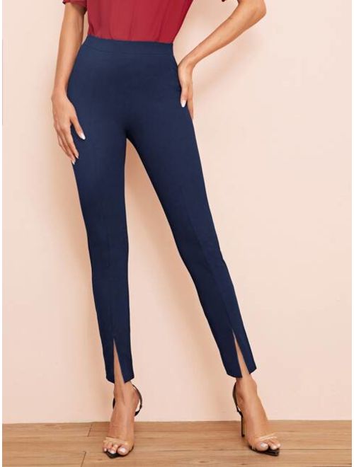 Shein Split Hem Cigarette Pants