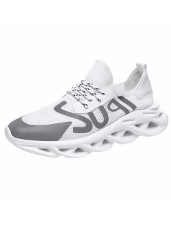 Fashion Mens Sneakers Non-slip Breathable Athletic Running Walk Casual Shoes